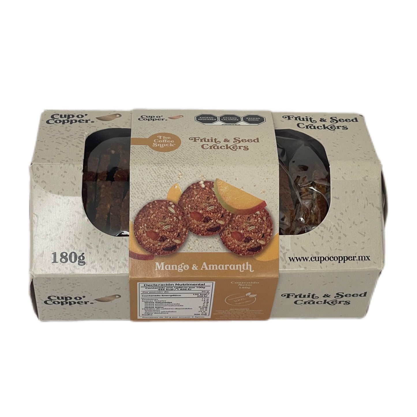 Crackers Mango con Amaranto 180 gr