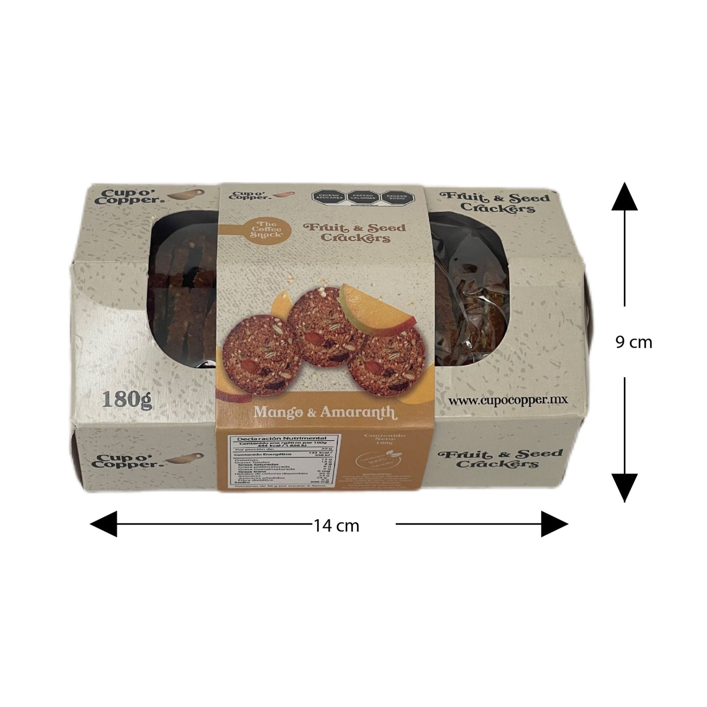 Crackers Mango con Amaranto 180 gr