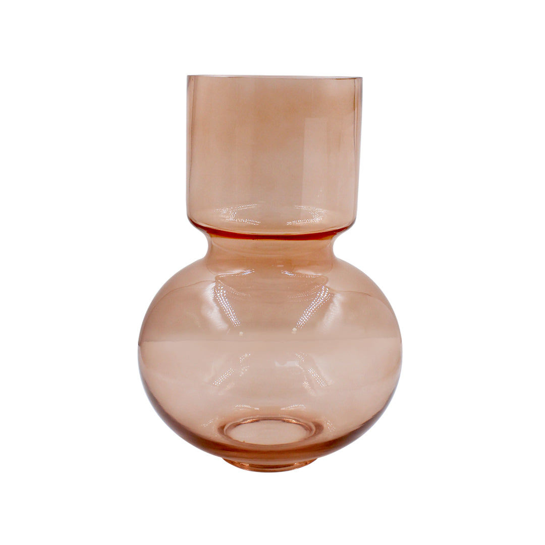 Florero de Cristal Peach GDE