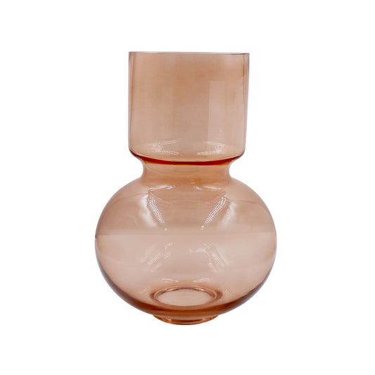 Florero de Cristal Peach GDE