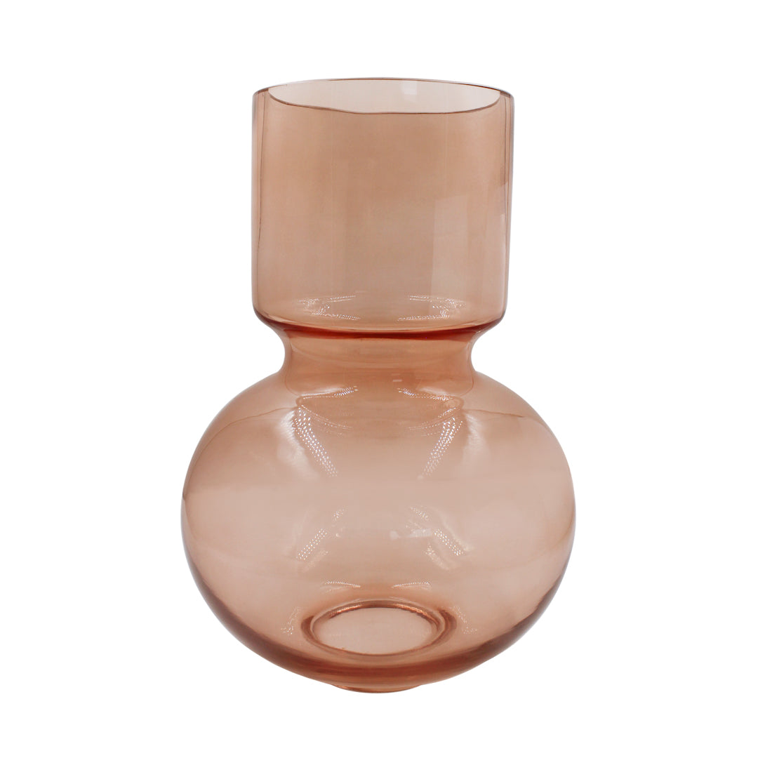 Florero de Cristal Peach GDE