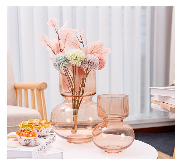 Florero de Cristal Peach CH