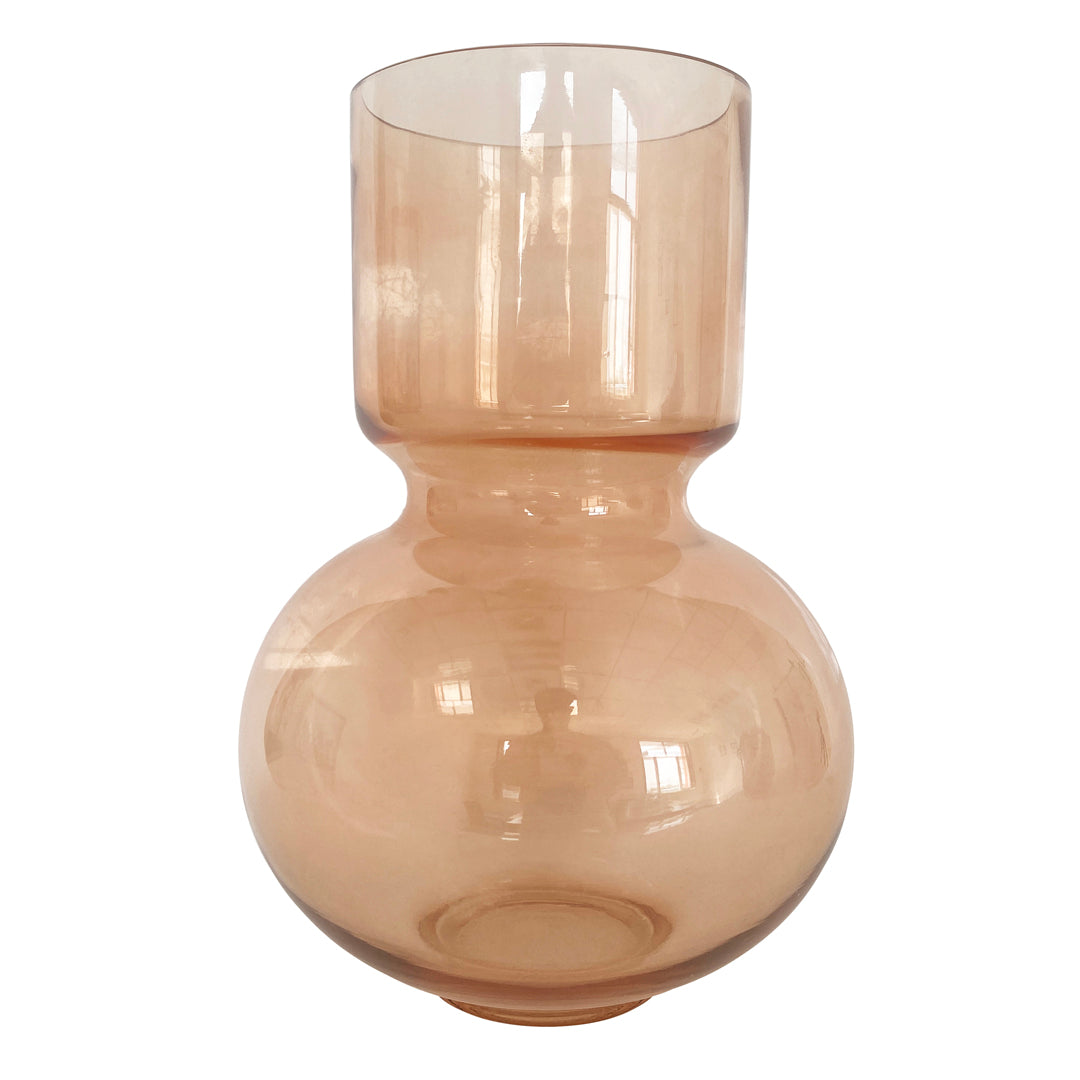 Florero de Cristal Peach GDE