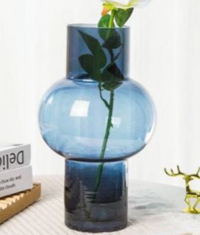 florero de Cristal lapis GDE