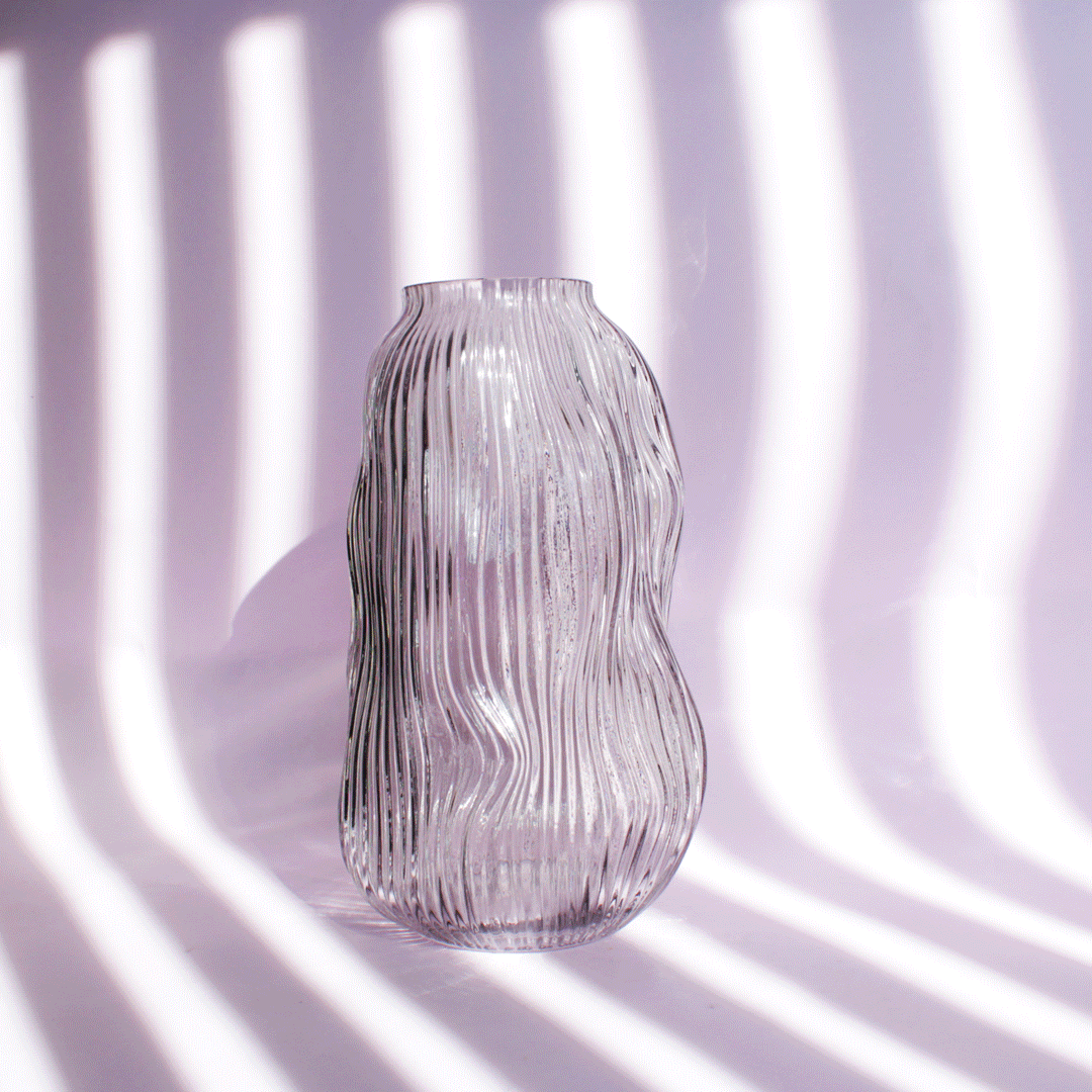 Florero de Cristal Mediterráneo CH