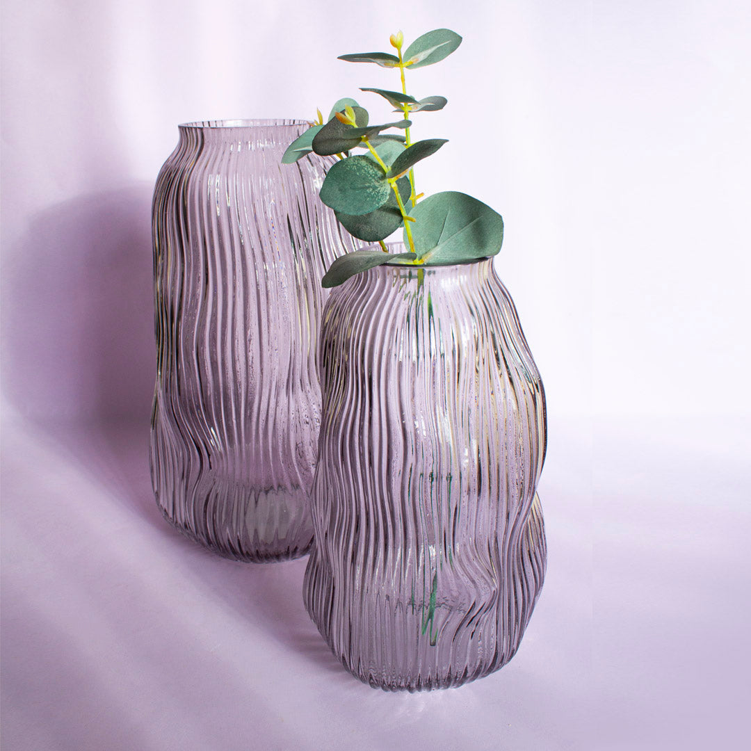 Florero de Cristal Mediterráneo CH