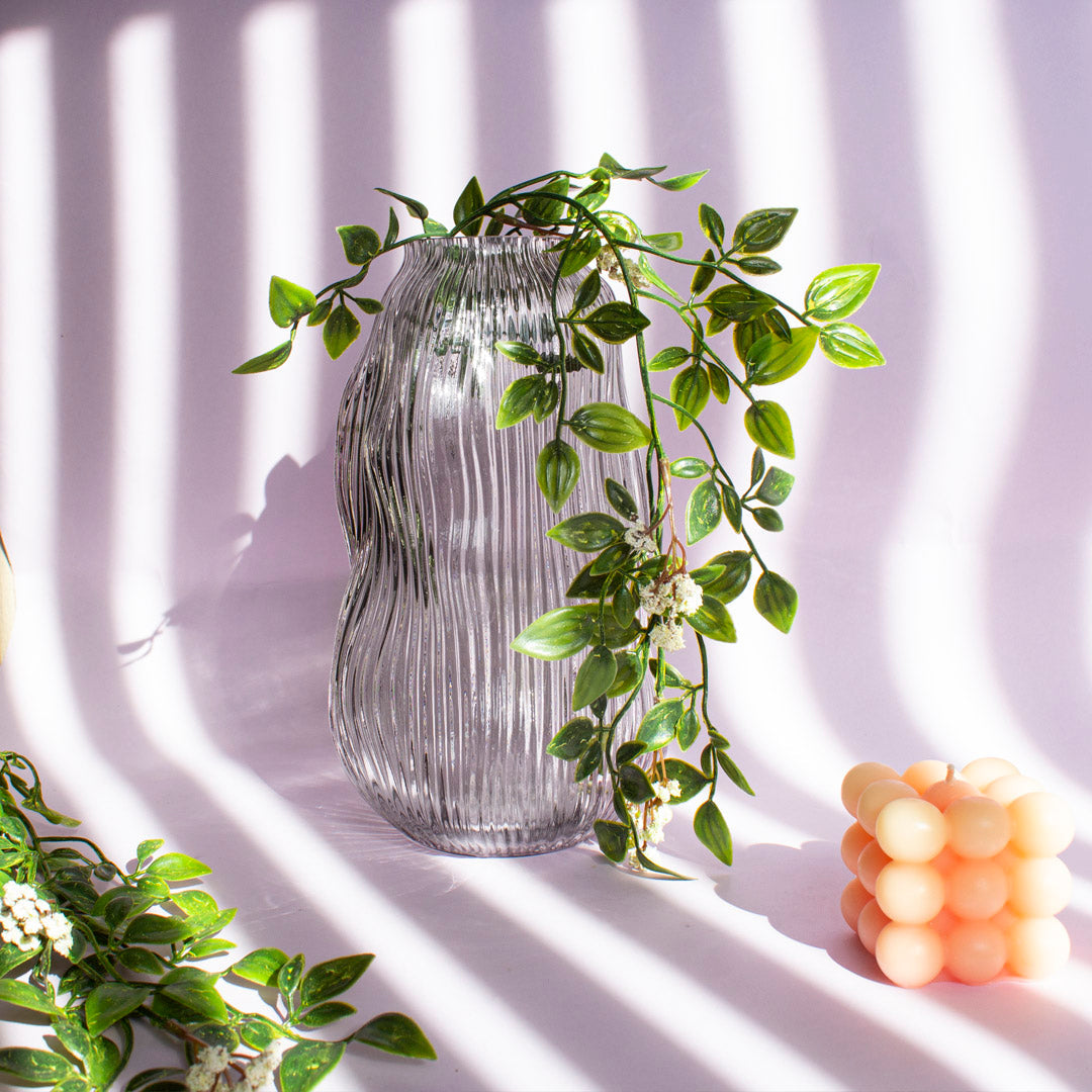 Florero de Cristal Mediterráneo CH